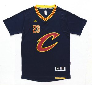 Maillot De Basket Cleveland Cavaliers LeBron James 23 New Manches Courtes Noir